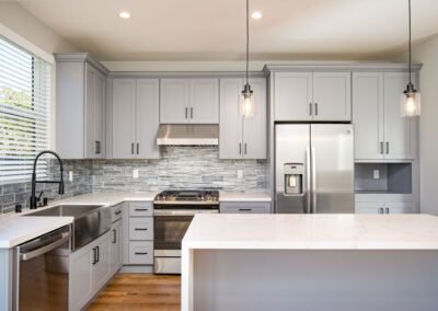 Construction-informed design: finished kitchen