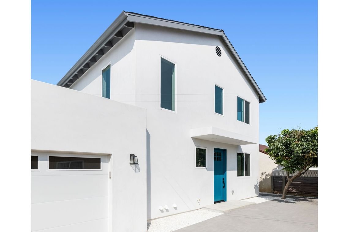 ADU attached to a rebuilt garage